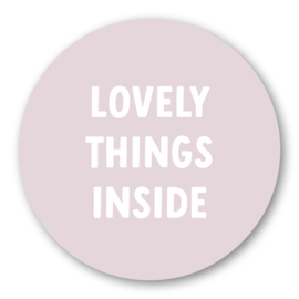 Sticker Lovely things inside