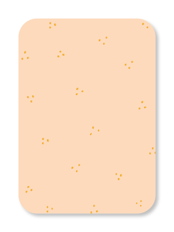 Minikaart Stipjes (met goudfolie)
