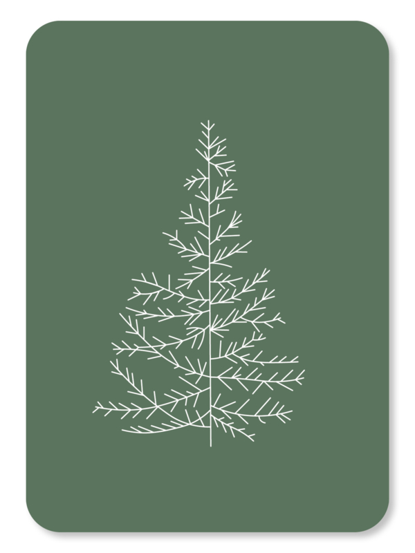 Kaart Kerstboom