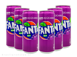 Fanta Druiven smaak Frisdrank  6 X 330ml