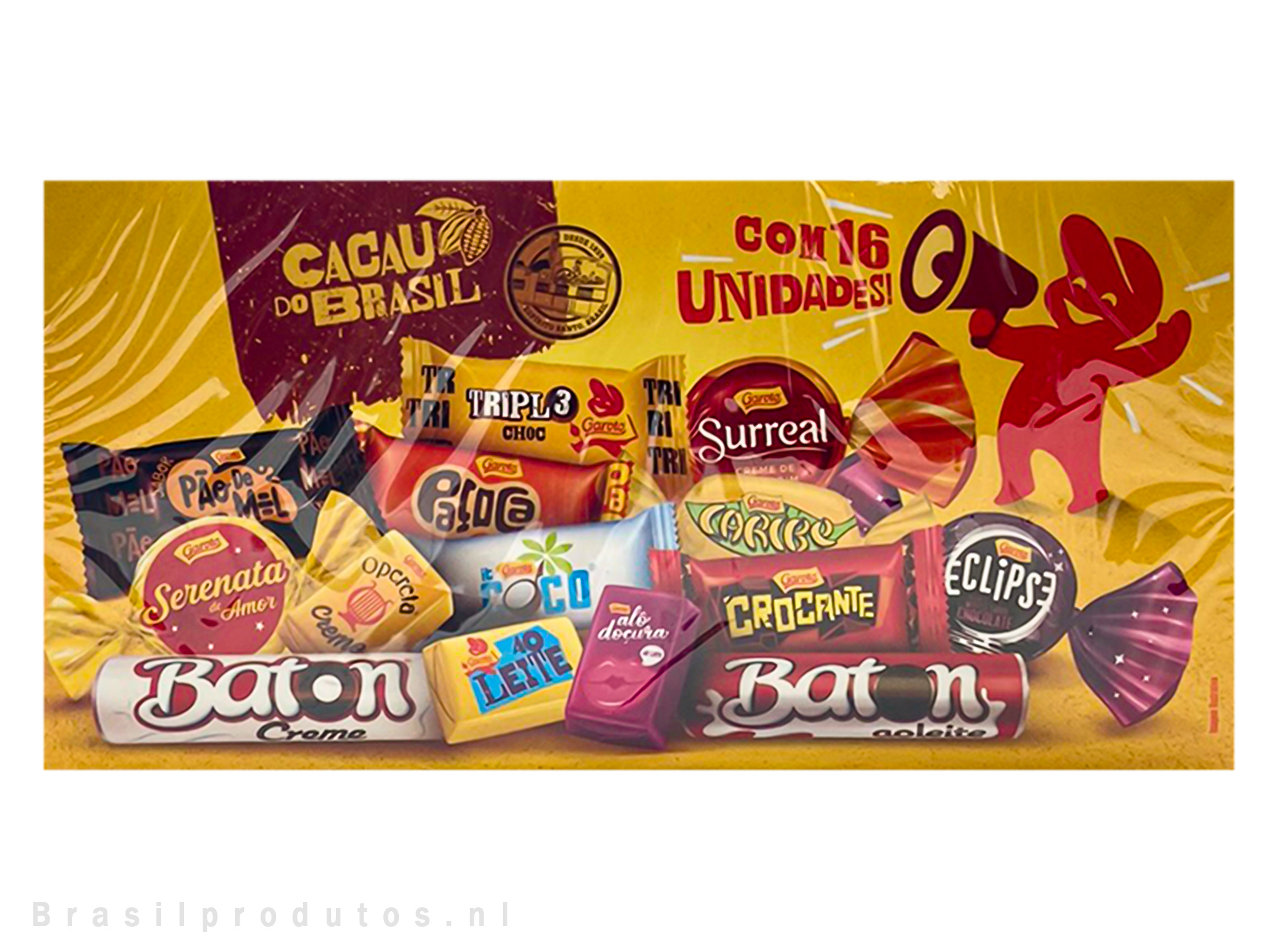 Diverse soorten chocolade  - Garoto 250g