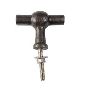 T-knop Cross-naturel