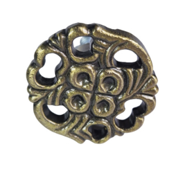 metalen deurknop Henna antiek messing-goud