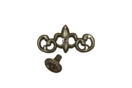 metalen knop french/N-ov