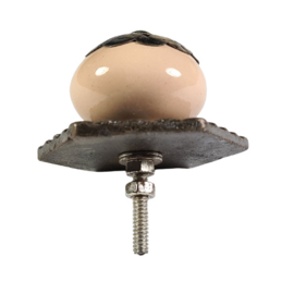 porseleinen knop vintage/cr