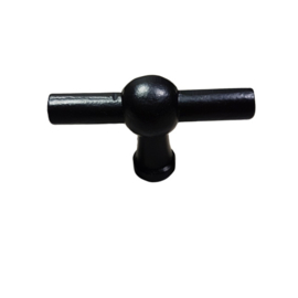 T-knop cross/XL-zw
