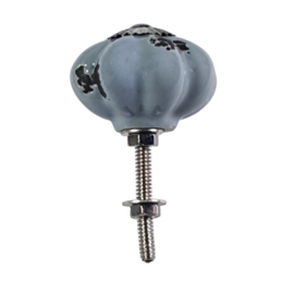 porseleinen knop ster shabby chic/gr