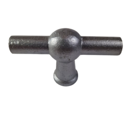 T-knop Cross XL grijs/laquer