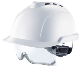 MSA V-Gard 930 Veiligheidshelm geventileerd met geïntegreerde overzetbril