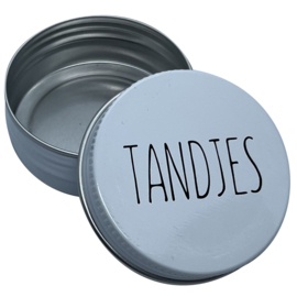 Tandendoosje strak | wit