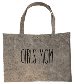 Vilten shopper 'Girls mom'