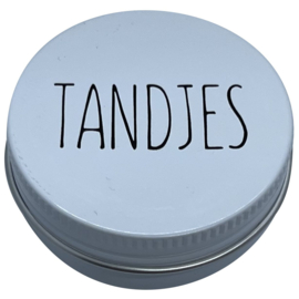 Tandendoosje strak | wit