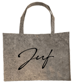 Vilten shopper 'Juf'