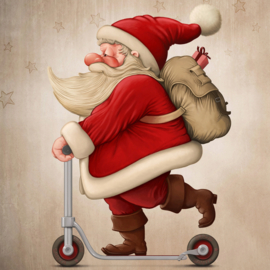 Santa on the scooter nr. 86