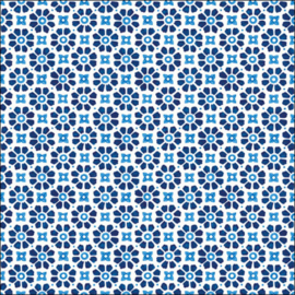 Servetten Laurin bleu D4