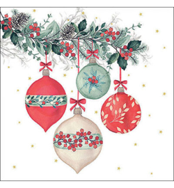 Berry baubles white nr.20