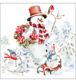 Sporty snowman nr.3