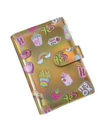 Kids Spaarmap - Cartoon Goud - A6
