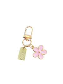 Roze (1) bloem Hanger - Goud