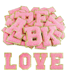 Roze Patches Zelfklevend A - Z Keuze