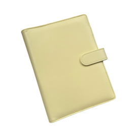 Spaarmap Basic - Pastel Geel - A5