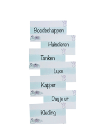 Complete Set van 7 Stuks - Dashboards - A7