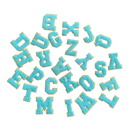 Blauwe Patches Zelfklevend A - Z Keuze