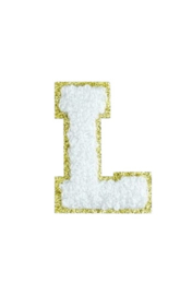 Witte Patches Zelfklevend Letters A - Z Keuze