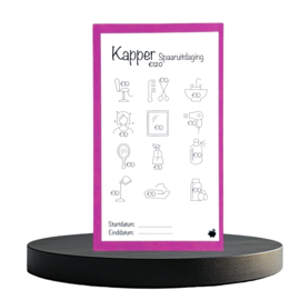 Kapper - €120 Spaaruitdaging - A6