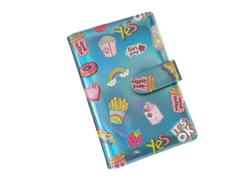 Kids Spaarmap - Cartoon Blauw - A6