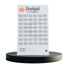 Briefgeld €1000 - Spaaruitdaging - A5