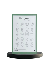 Baby Wens Spaaruitdaging - A5