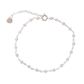 BS - Harmony Rose Quartz Silver Bracelet (AW22299)