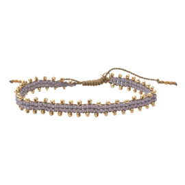 BS - Happiness Moonstone Gold Plated Bracelet (BL25401)