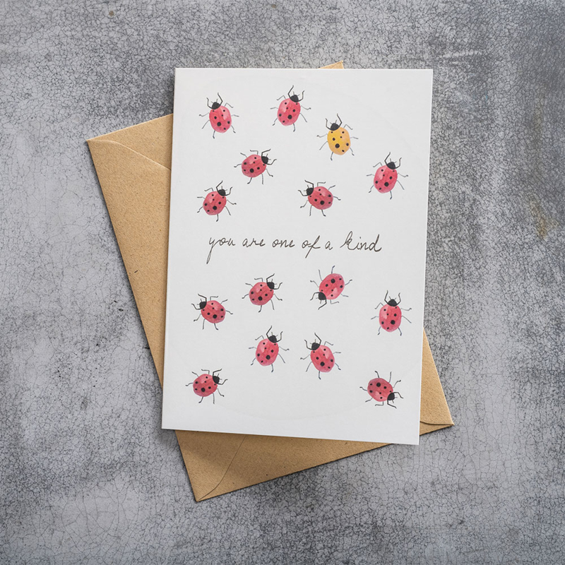 BS - Greeting Card Ladybugs (GC0057)
