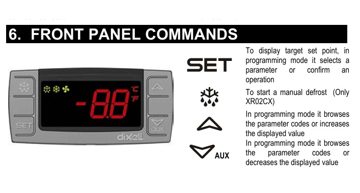 Dixell Copeland XR02CX