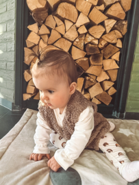 Teddy katoenen bodywarmer