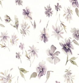 1021. paarse bloemen rib