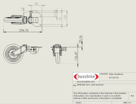 Neuswiel Busybike aanhanger