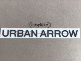 Urban Arrow sticker DARK grey GROOT