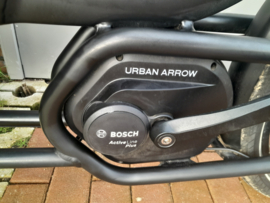 MARGE // OCCASION Urban Arrow Active Plus, 7265km, incl. regenhuif en bagagedrager