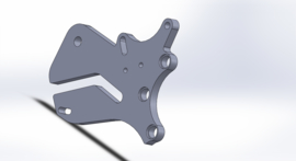 e-Bullitt Adapter Plaat