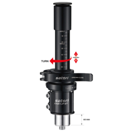 Satori Easy-Up Verstelbare Stuurpen Quick Release