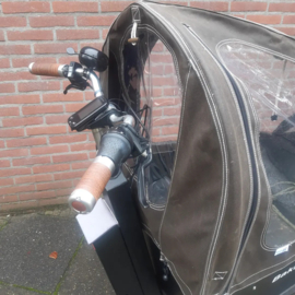Bakfiets.nl Regenschutz 90% offen OHNE PFAS und PVC (Bestellung über Webshop nicht rückgabefähig)