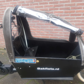 Bakfiets.nl Rain cover 90% open WITHOUT PFAS and PVC (Order via webshop non-returnable)
