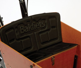 Bakfiets.nl Sitzkissen mit Rückenlehne und Logo