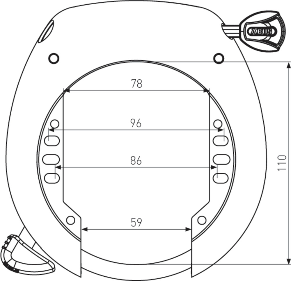 Abus ringslot Pro Shield 5755 R ART2