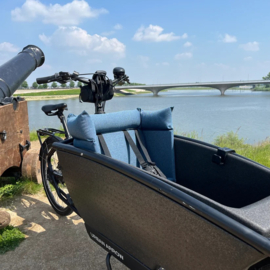 Studio Vollebak Lastenrad Kissen BLAU Urban Arrow