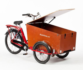 Bakfiets.nl deksel met gasveer voor de Trike Wide