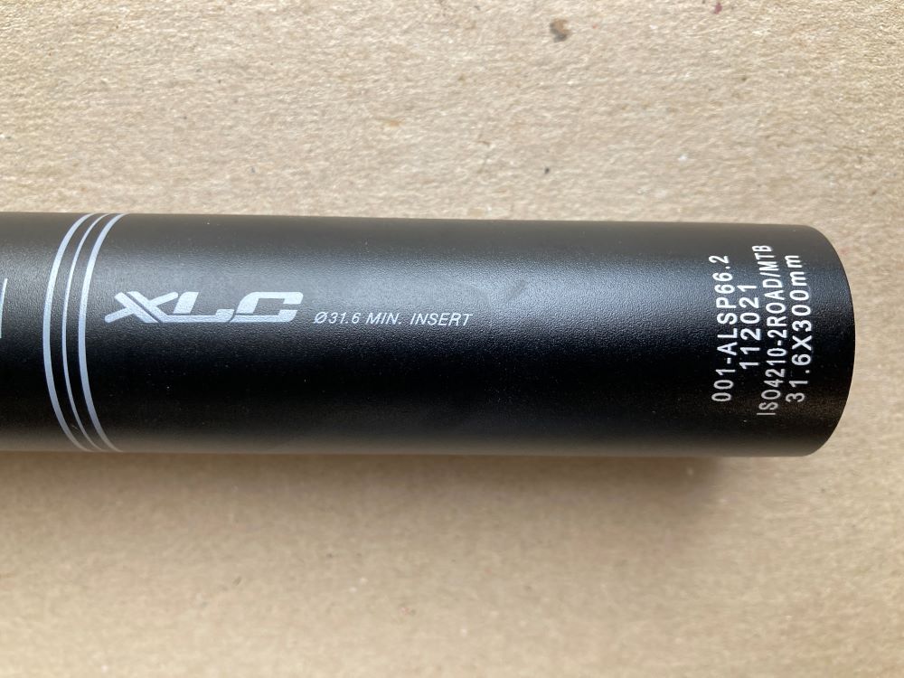 XLC Sattelstütze All Ride 31.6 x 300mm für Urban Arrow